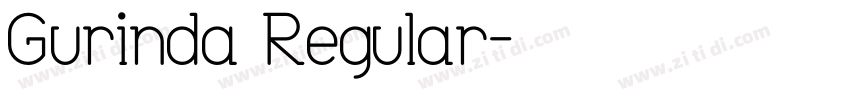 Gurinda Regular字体转换